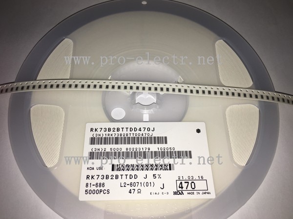 RK73B2BTTDD470J