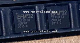 EFM32TG110F32-QFN24